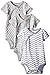SkipHop -Baby Starry 3-Piece Set Chevron Side Snap Short Sleeve Bodysuit, Starry Chevron, 6M