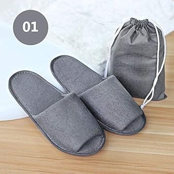Super Light Hotel De Voyage Pliable Pliant Pantoufles Flip Flop Bout Ouvert Avec Portable Sac De Transport Amazon Fr Beaute Et Parfum