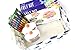 ECOHIP Set of 4 Fabric Storage Units, Storage Baskets, Storage Bins, Desk Organizer