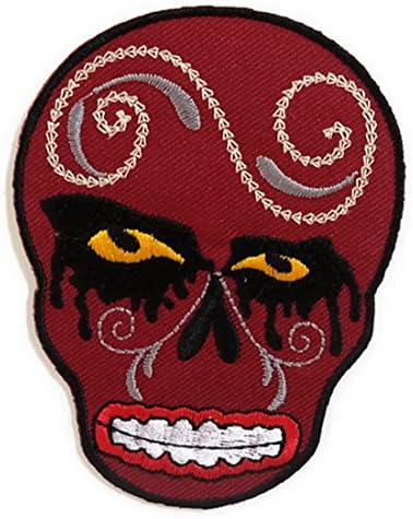 skull sugar Cloth Sticker for Laptops, Notebooks #2. Can remove and use it with a new surface you like again and again with no adhesive residu. Made in Thailand from Naree2016., Guaranteed quality