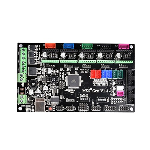 Witbot MKS-Gen V1.4 Controller Board Integrated Ramps 1.4 and Mega 2560 Mainboard with DRV8825 Stepper Motor Drive with Cable Line for 3D Printer