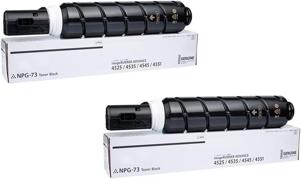 NPG73 4525 45335 4545 4551i Toner Cartridge,Compatible for Canon 73 Printer Supplies,with chip,High Yield-2-set