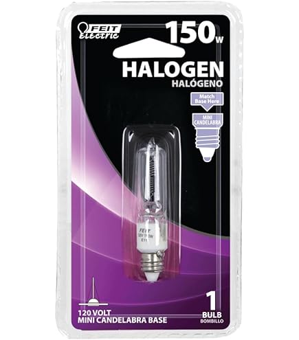 Hikari JD7015 150W Halogen Light Bulb – Mini Candelabra E11 Base, 130V, 2300 Lumens, 2000-Hour Life, Clear T4