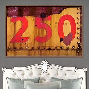 signwin Framed Canvas Wall Art Pressed Quotes 3D...