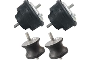 Bomunik 4PCS Engine Transmission Motor Mounts Set Kit for BMW 1997-2006 318i 320d 320i 325i 330i M3 Z3 Z4 2.2i 2.8i 3.0i 3.2 