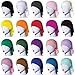 Weixinbuy Muslim Women Soft Comfortable Inner Hijab Caps Black