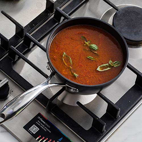 COOKER KING Nonstick Pots and Pans Set, Dishwasher and Oven Safe, 8