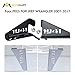 AUXMART Foot Pegs Front Replacement for 2007-2017 JK 2DR - Pair