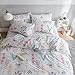 Cotton Deep Pocket Fitted Sheet Twin Modern Striped Bedding Sheet Lightweight Soft Kids Girls Cotton Bed Sheet for Teens Adults Twin Bed Fitted Sheet for All Seasons (NO Pillowcases) 1