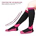 Laneco Compression Socks for Women & Men (2 Pairs), Graduated Compression Sock 20-30 mmHg for Nurses, Running, Maternity Pregnancy, Athletic Sports, Flight Travel, Shin Splints, Edema, Varicose Veins