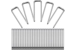 Jetec 40 Pieces Plantation Shutter Repair Kit Replacement Louvers Staples Window Blind Tilt Rod Operable Plantation Silver Missing Metal Indoor Louver Staples Tools Repair(0.6 x 0.19)