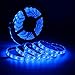 SUPERNIGHT LED Light Strip Blue, 16.4ft/5M SMD 5050 60Leds/M Blue Waterproof Led Flexible Flash 300 LEDs Rope Lights for TV, Bed Room, Car, Boat, Christmas Tree, Wedding Decro