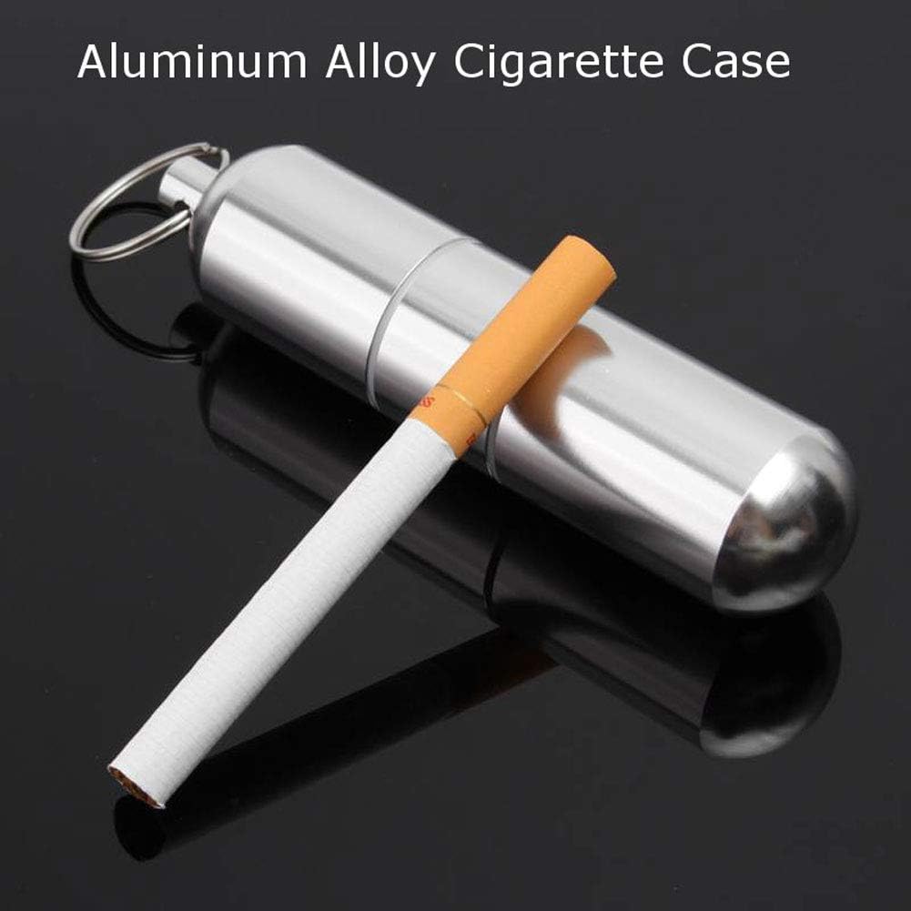 Cigarette Case Mini Small Metal Cigarette Holder for Men and Women Unique Round Design Portable Cigarette Case Pocket Box - Image 3