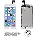 Full Assembly for iPhone 6 Plus Screen Replacement 4.7 inch LCD Touch Digitizer Display with Front Camera，Facing Proximity Sensor，Ear Speaker，Repair Tools and Free Screen Protector (White) …