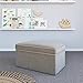 Baby Relax Hadley Nursery Storage Ottoman for Baby Gliders, Dark Taupe Dark Taupe