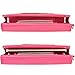 caseen ViVi Wallet Clutch Purse Case for Apple iPhone XS Max XR XS X 8 7 6S Plus, Samsung Galaxy S9/S9 Plus/S8/S8 Plus/Note 9 Note 8, Google Pixel 2 HTC LG Sony MOTO & more (Pink/Black, Large Size)