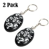 2Pack Safesound Personal Alarm keychain for Women,Kids,Girls,Senior Self Defense Attack Prevention Device