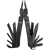 LEATHERMAN, Super Tool 300 Multitool with Premium Replaceable Wire Cutters and Saw, Black with MOLLE Sheath