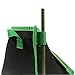 CASOLLY Square Grow Bags 5 Gallon 5 Pack, Thick Nonwoven Fabric Plant Pots with Green Handles,Heavy Duty Handle Plant Grow Pots