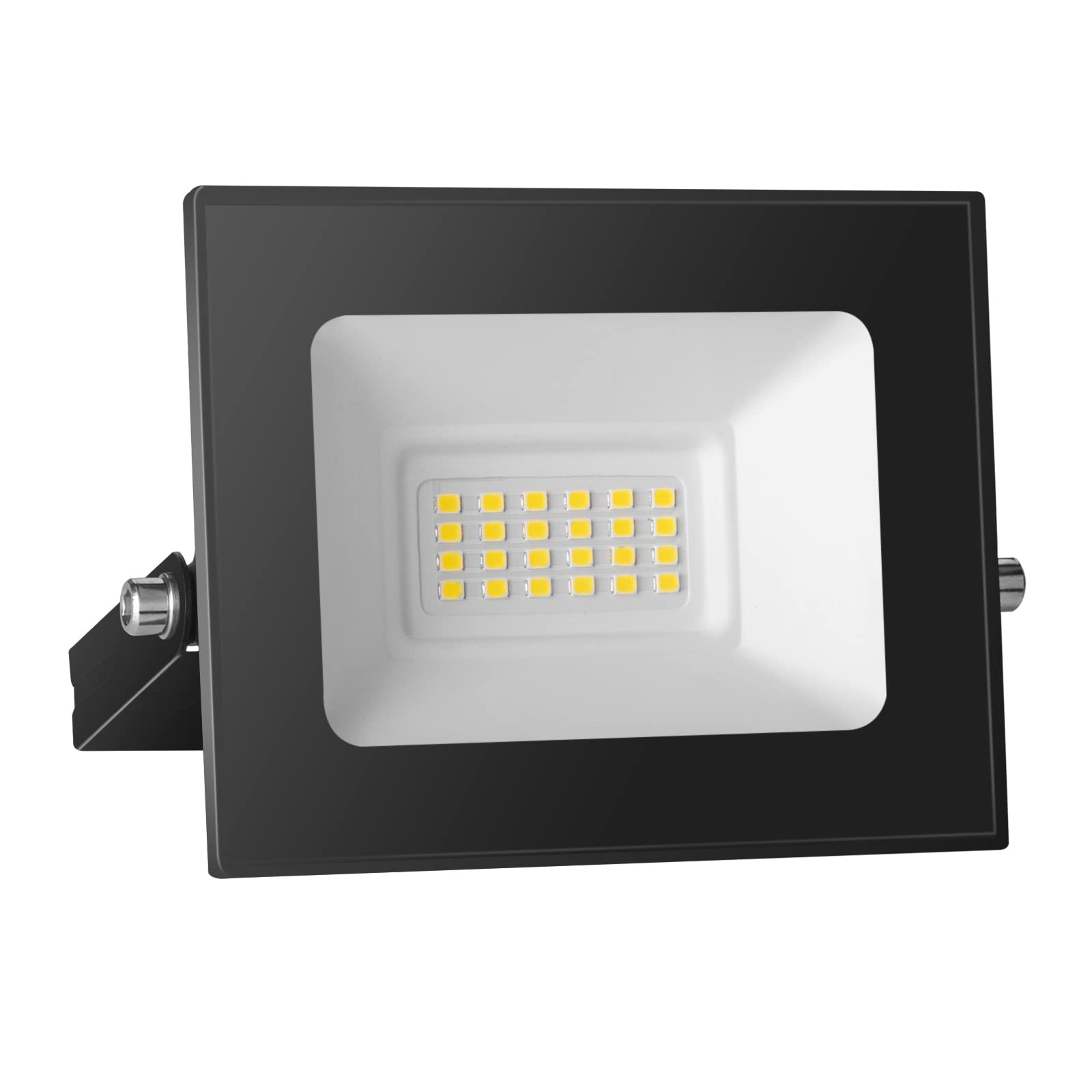 Probapro 20W Led Floodlight Outdoor, 2000LM 6000K Cold White Spotlight, IP65 Waterproof LED Security Lights for Backyard, Garage, Workshop