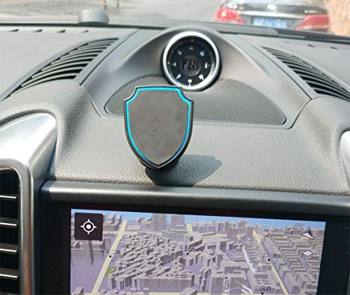 Villagepageme Car Magnetic Mount Stand,Universal Smartphone Compatibility with Strong Magnetic Technology 360° Rotating Holder for Cell Phone PDA GPS (Black, 3.94.9cm)