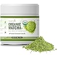 MatchAiA Premium Ceremonial Grade, USDA-Certified Organic Matcha, 100% Pure Green Tea Powder, First Spring Harvest, Sugar Free, Gluten Free (40g / 1.4oz Tin Can)