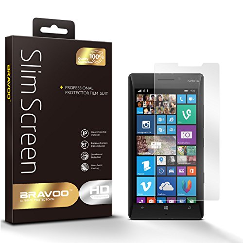 BRAVOO [6-Pack] Screen Protector for NOKIA LUMIA 930 [HD Ultra Clear] Premium High Definition & Anti Scratch & Bubble Free & Rainbow Free & Best Washable & Lifetime Warranty Clear Screen Protector - Frustration-Free Retail Packaging