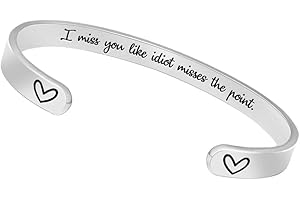 Btysun Bracelets for Women Mothers Day Bracelet Gifts from Daughter Inspirational Gifts for Women Graduation Gifts for Her Motivational Birthday Cuff Bangle Friendship Personalized Mantra Jewelry…