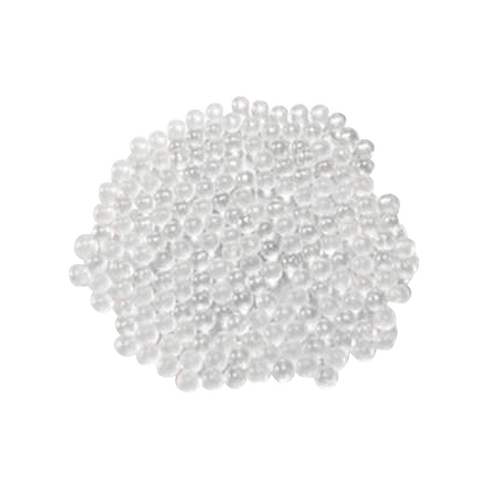 AdamasBeta Solid Round Clear Glass Beads Boiling Stones, 0