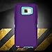 Galaxy Note 5 Case, ToughBox [Armor Series] [Shock Proof] [Purple | Aqua] for Samsung Galaxy Note 5 Case [Built in Screen Protector] [Holster & Belt Clip] [Fits Otterbox Defender Series Belt Clip]