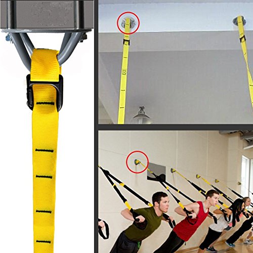 Kemuse-WallCeiling-Mount-Bracket-for-GymHome-Suspension-Straps-X-Mounts-Anchor-for-Olympic-Rings-Fitness-Training-Yoga-Swing-Battle-Ropes-Resistance-Band-Boxing-Equipment