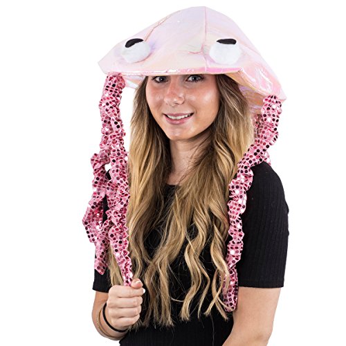 igerdoe Jellyfish Hat Sea Party Hat Jellyfish Costume Fish Hat