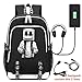 Marshmello DJ Backpack College Bag Laptop Backpack Casual Dapack Bookbag with USB Charging Port