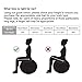 Trideer 45-85cm Exercise Ball, Birthing Ball, Ball Chair, Yoga Pilate Fitness Balance Ball with Pump Plug Kit, Anti-Slip & Anti-Burst (Dark Blue, 65cm)
