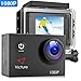 Victure Action Camera 4K WIFI Underwater Diving Camera 20MP Waterproof Sports Cam 170° Wide Angel 2 Inch LCD Display with 2 Pcs Rechargeable Batteries and Accessories Kits