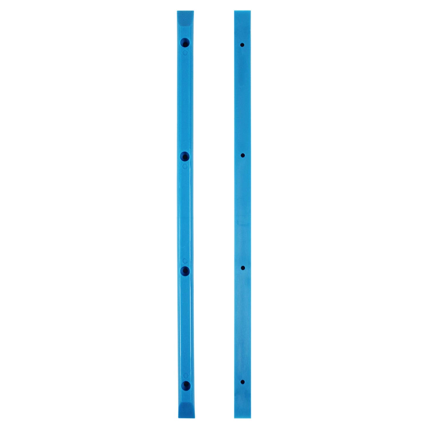 Blue Skateboard Rails Old School Plastic with Mounting Screws by Black Diamond