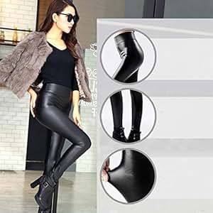2016 Hot Sale Women's Sexy Fashion Faux Leather High Waist