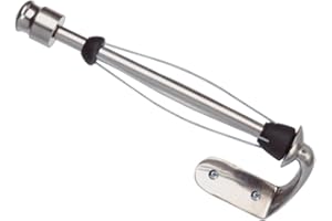 Kamenstein 4554ASB Perfect Tear Patented Wall Mount Paper Towel Holder with Rounded Finial, 14-Inch, Silver