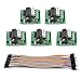 TIMESETL 5pcs DC 5V Stepper Motor 28BYJ-48 + 5pcs ULN2003 Driver Board + 40pcs Male Female Jumper Wire Cable for Arduino Raspberry PI
