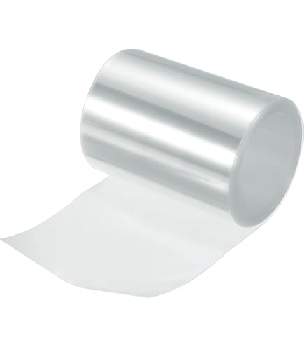 Uxcell PVC Heat Shrink Tubing For 18650 Batteries - 50mm Flat Width, 2 Meter Length White