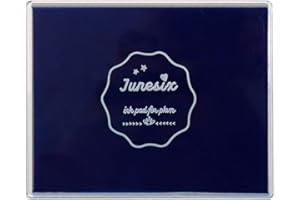 ROUCERLIN Large Size Craft Ink Stamp Pads, Washable Scrapbooking Finger Paint Ink Pad for Kids, Craft Ink Pads for Rubber Stamps, DIY Cards, Paintings, Baby Footprint Handprint (Deep Blue) …