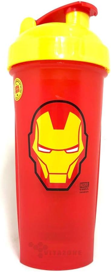 Performa Shakers Marvel Hero Series Shaker, 800 ml, Iron Man Red/Yellow