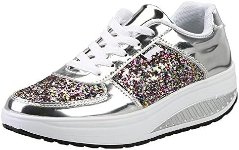 Womens Walking Platform Shoes Ladies Fitness Orthopedics Wedge Sneakers
