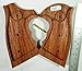 Wood Checkered Grips for Ruger Security Six Service Six Speed Six Revolver, New