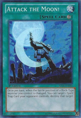 Yu-Gi-Oh! - Attack the Moon! (ABYR-EN089) - Abyss Rising - 1st Edition - Super Rare