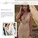 Fdesigner Wedding Chapel Veil Bride Long Cathedral Veils 118' Bridal Headpieces Soft Veil 2T with Comb (Champagne)