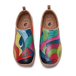 UIN Women's Walking Travel Shoes Slip On Microfiber