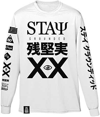 Newaza Stay Grounded Long Sleeve Tee - White