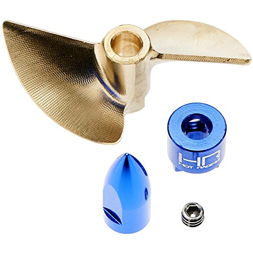Hot Racing-CNC Brass Prop Set W/ Bullet Nut & Drive Dog - Tra M41 & Sp-SPN1000ME