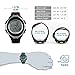 Men Sports Digital Watch, Fashion Casual Wristwatches Temperature Multifunction Waterproof Wrist Watch PU Rubber Strap Water-resistant Thermometer